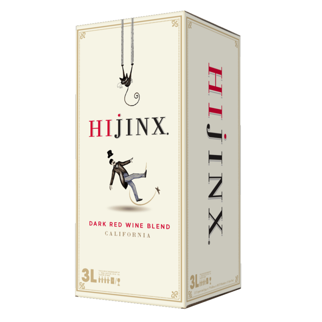 Hi-Jinx Dark Red Blend Wine, California, 3L, 13.5% ABV
