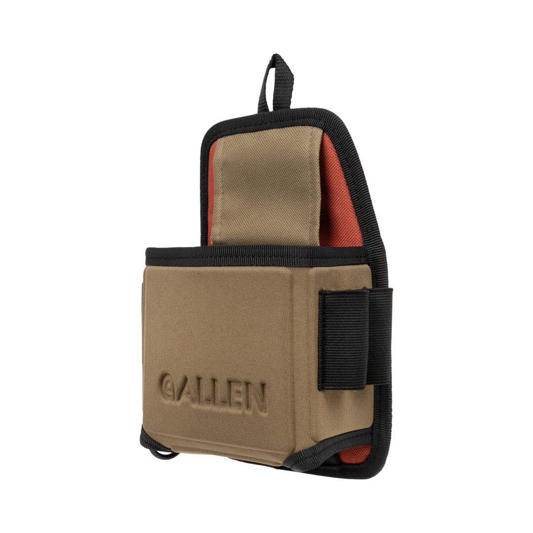 Allen Company Eliminator Shotgun Shell Pouch with D-Rings, Black/Coffee/Copper
