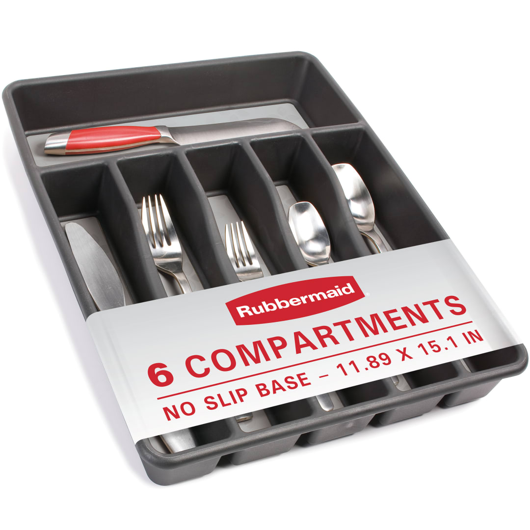 LG NO SLIP CUTLERY TRAY -BLA