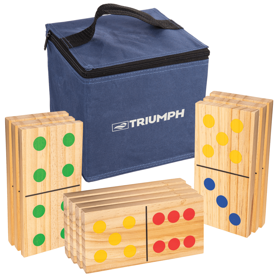 Triumph Wood Lawn Domino Set –