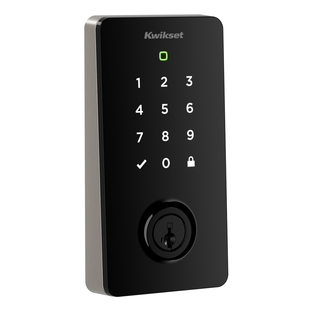 Kwikset Halo Select Wi-Fi and Matter Over Thread Enabled Smart Lock in Satin Nickel