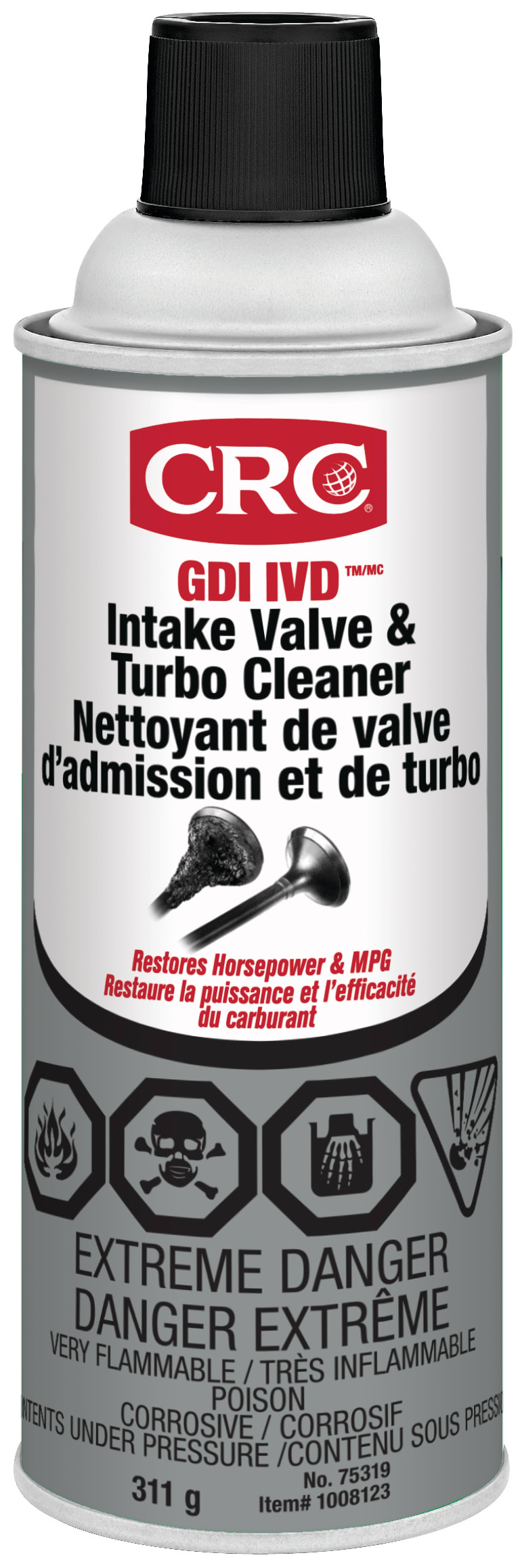 CRC GDI IVD Intake Valve & Turbo Cleaner (F/E) 1X311G