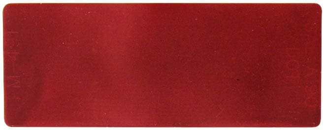 Peterson Red Rectangular Reflector