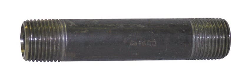 Aeroquip Zoro Tools 3/8 X 3" Black Nipples