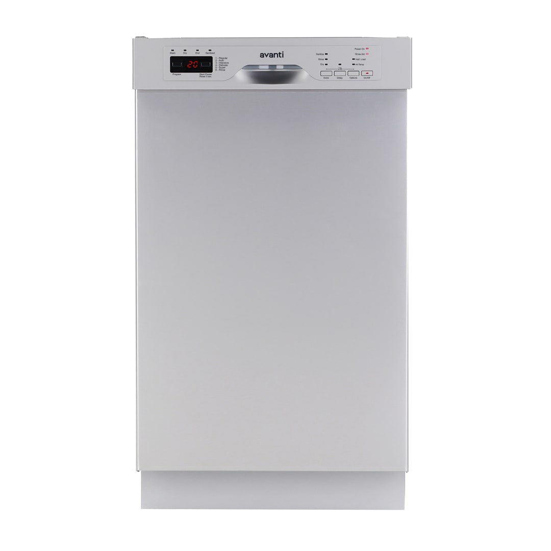 Avanti 18" Built In Dishwasher, in Stainless Steel (DWF18V3S)
