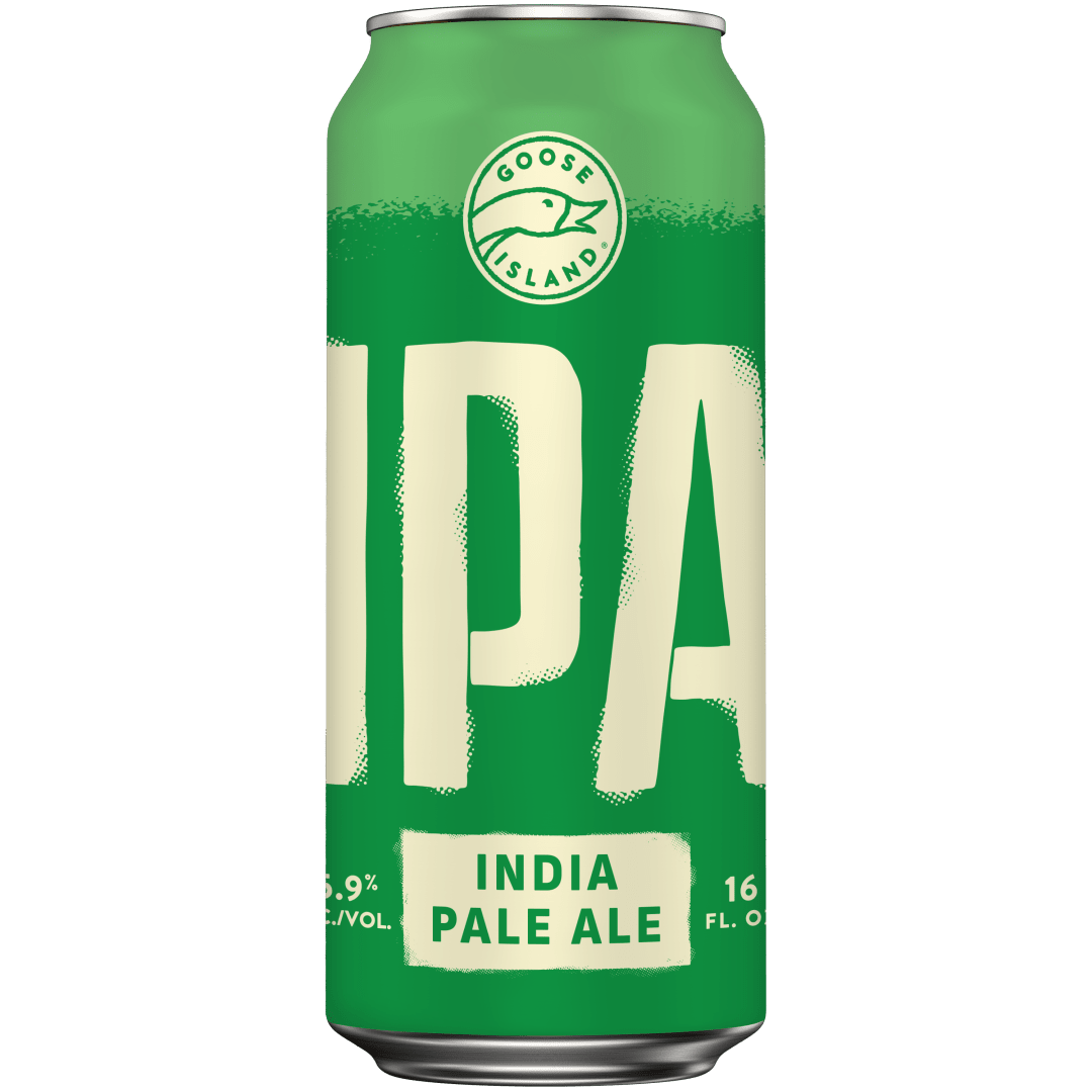 Goose Island IPA Craft Beer, India Pale Ale, 4 Pack Beer, 16 FL OZ Cans, 5.9% ABV