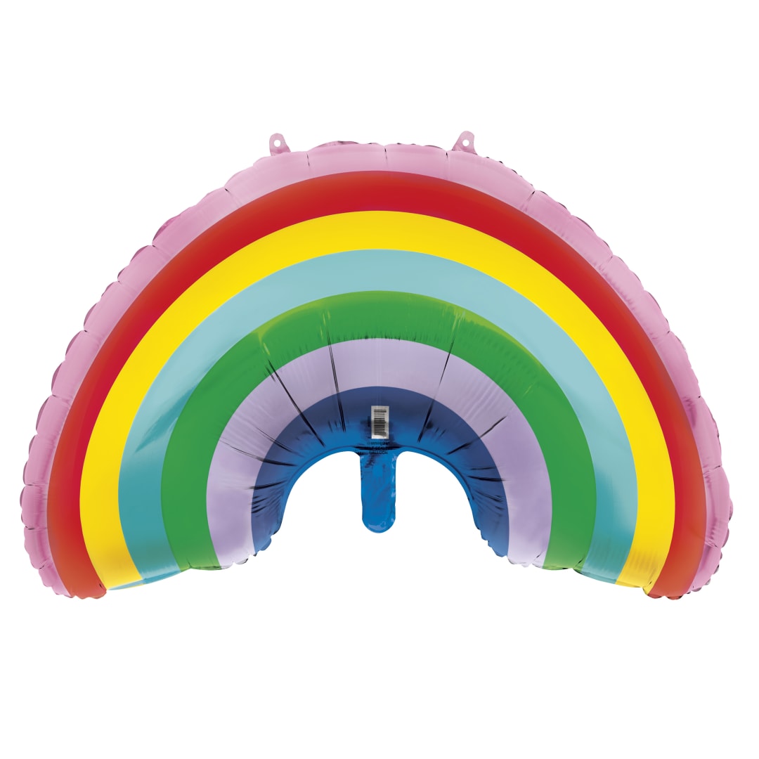 Rainbow Giant Foil Balloon 28.5", Packaged