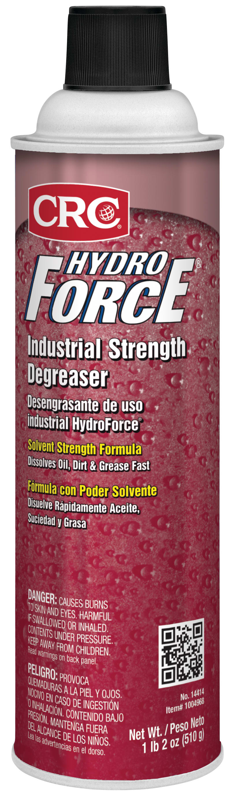 CRC HydroForce Industrial Strength Degreaser 1X18OZ
