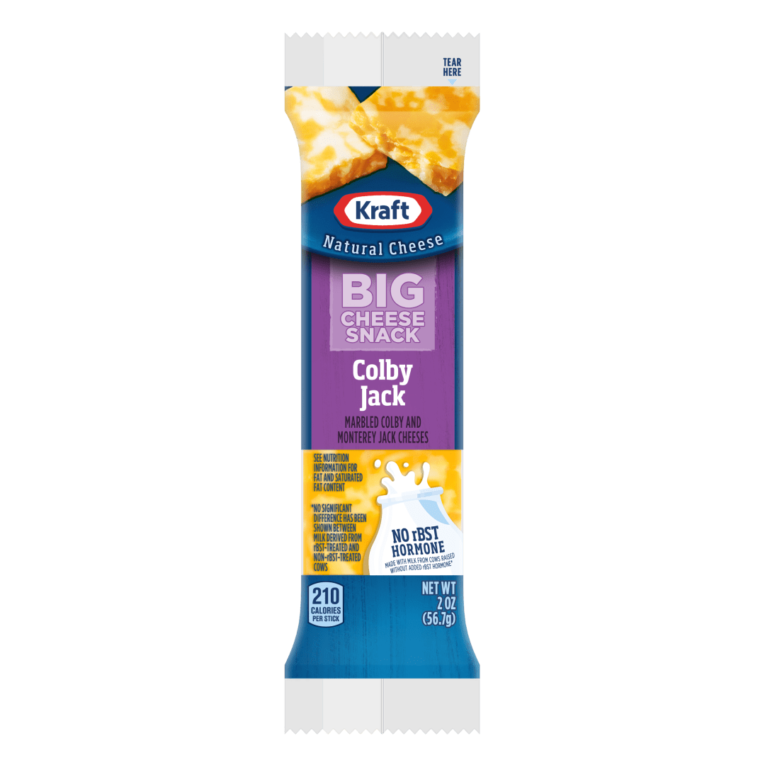Kraft Colby & Monterey Jack Big Cheese Snack 2 oz Stick