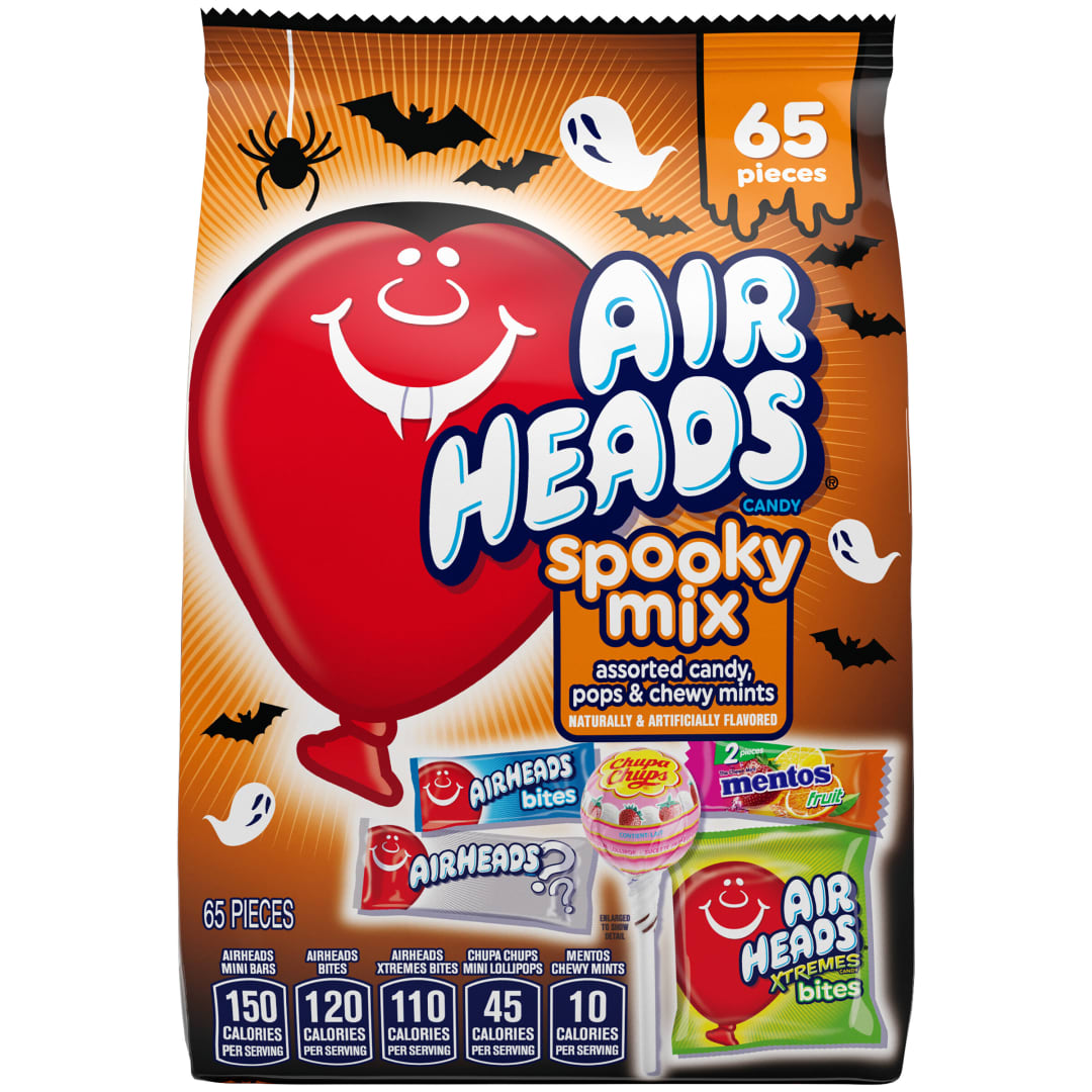 Airheads Multi-Brand Halloween Spooky Mix 65 pc Stand Up Bag