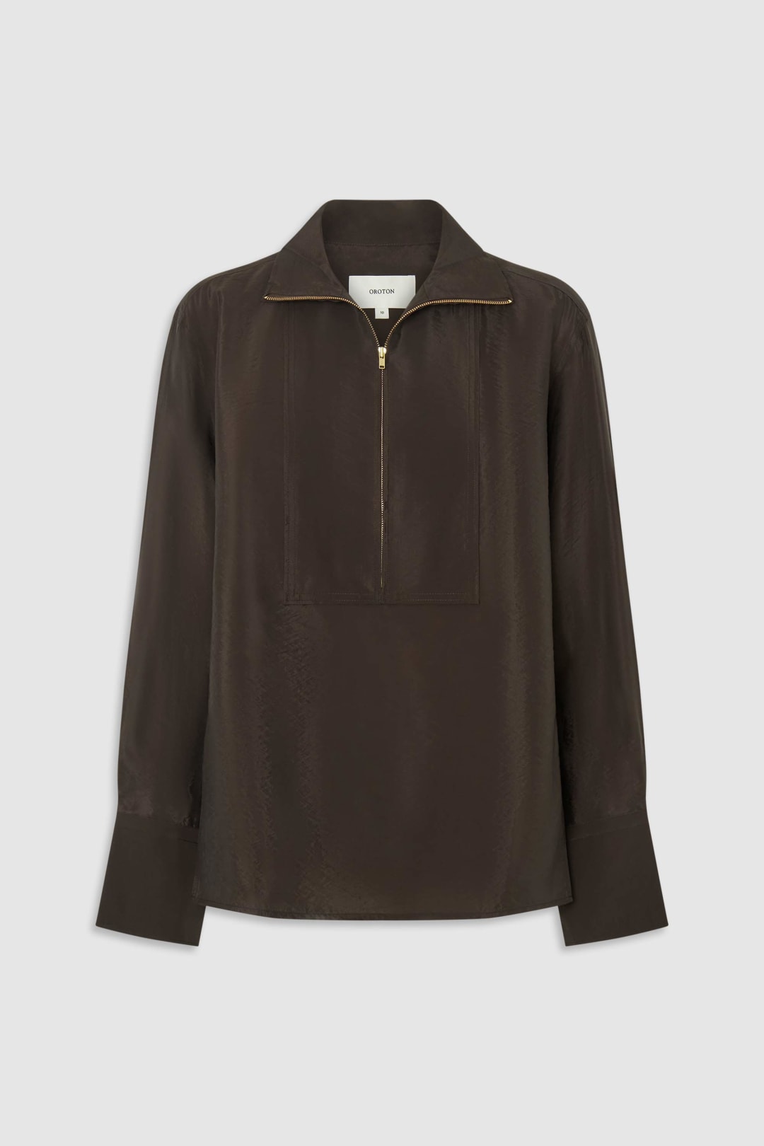 Half Placket Zip Shirt