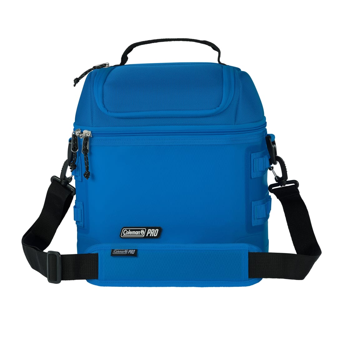 Coleman Pro 16-Can Premium Soft Cooler Lunchbox, Fully Insulated Lid & Body Stays Cold up to 30 Hours, Great for Camping, Tailgating, Parties, Sports, Concerts, Lunches & More