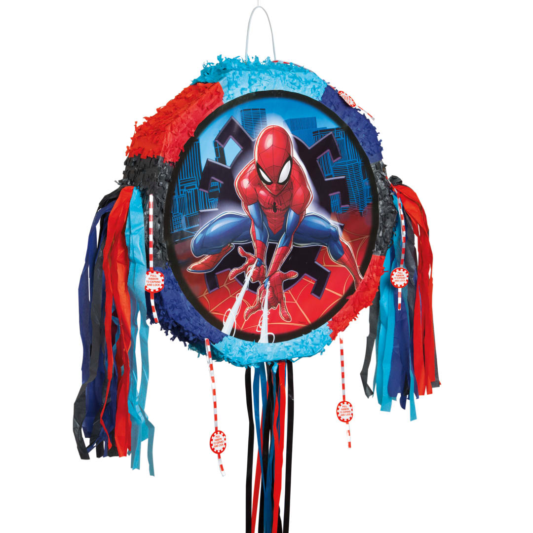 Spider-Man Drum Pull Pop Out Pinata