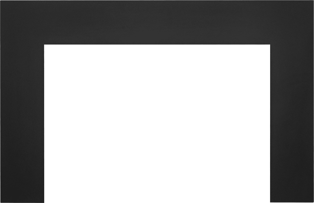 Faceplate - Large 3-Sided, 5" Black (for 3-Sided Backerplate) for Oakville™ 3 Series