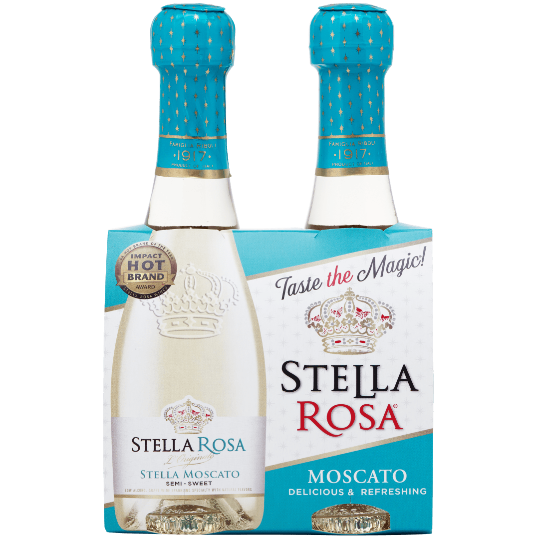 Stella Rosa Moscato Semi-Sparkling White Wine 2Pk/187 ml