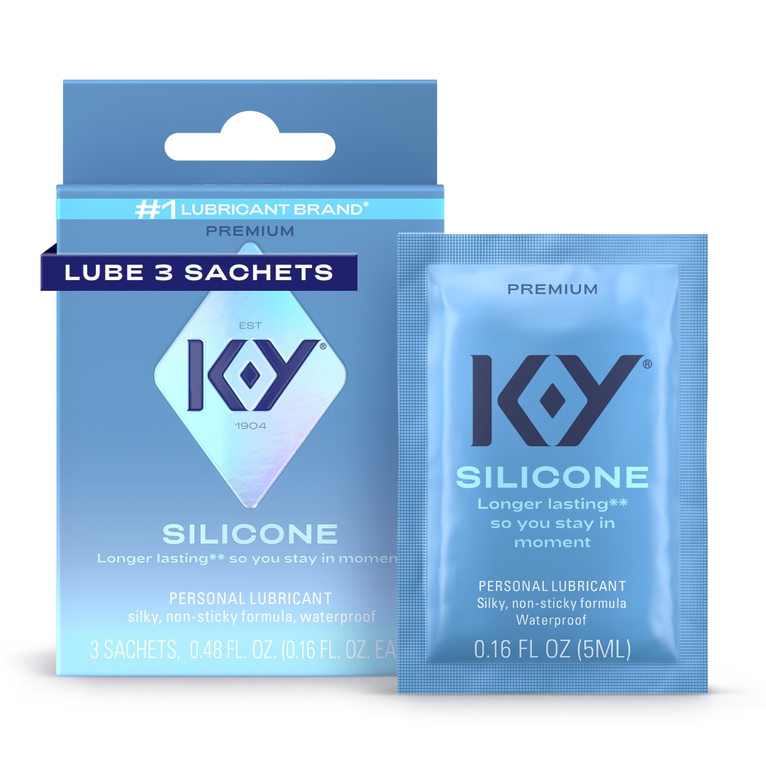 K-Y® Premium Silicone Lubricant 48/(3x.16) fl. oz.