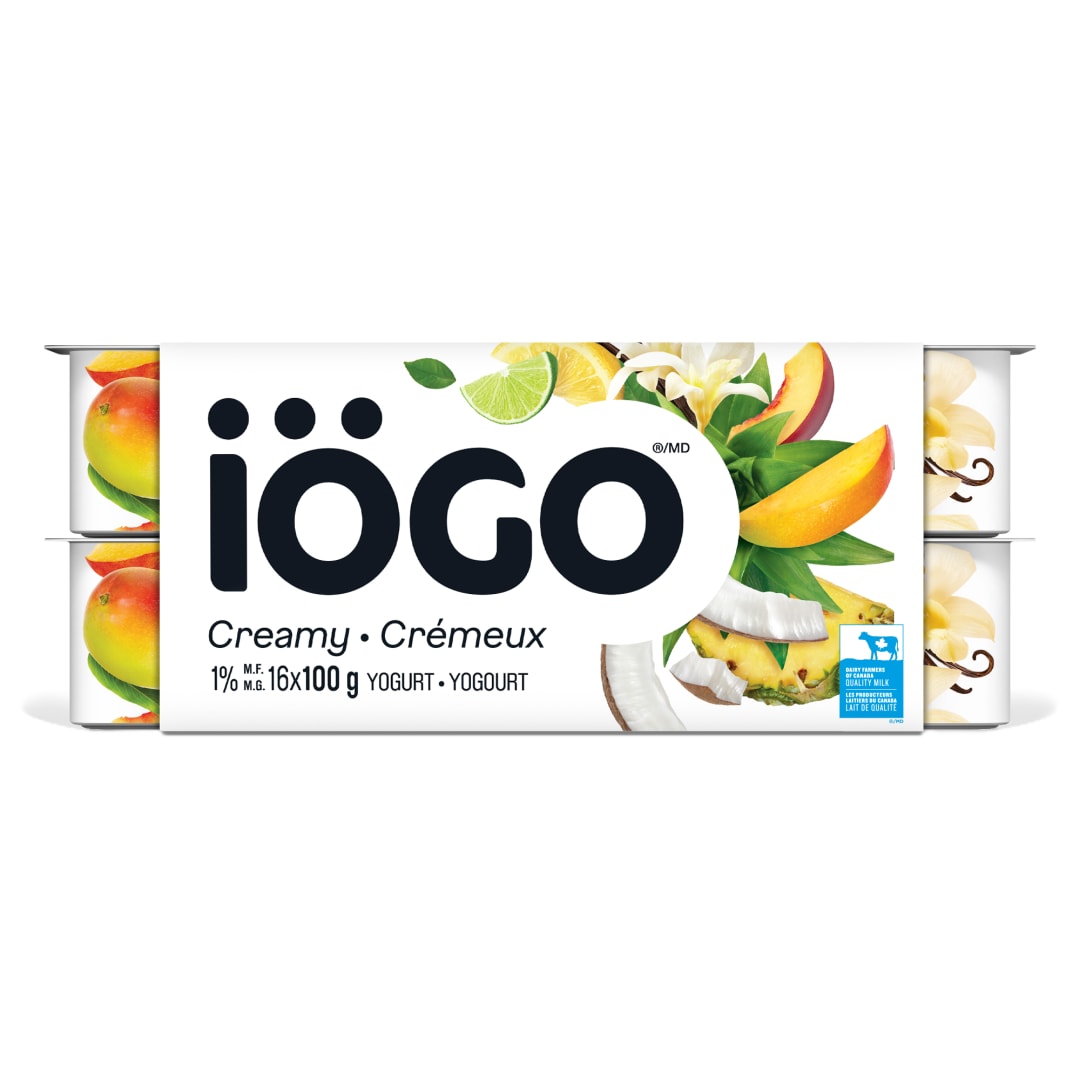 iÖGO Tropical Yogurt Cups 1%