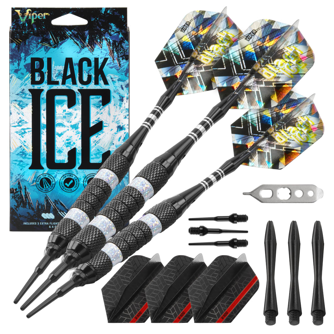 Viper Black Ice Silver Soft Tip Darts 16 Grams