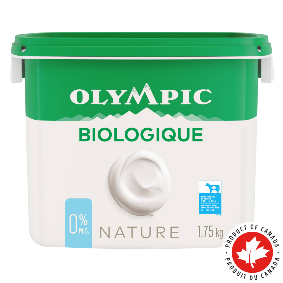 Olympic Organic Plain Yogurt 0%, 1.75KG
