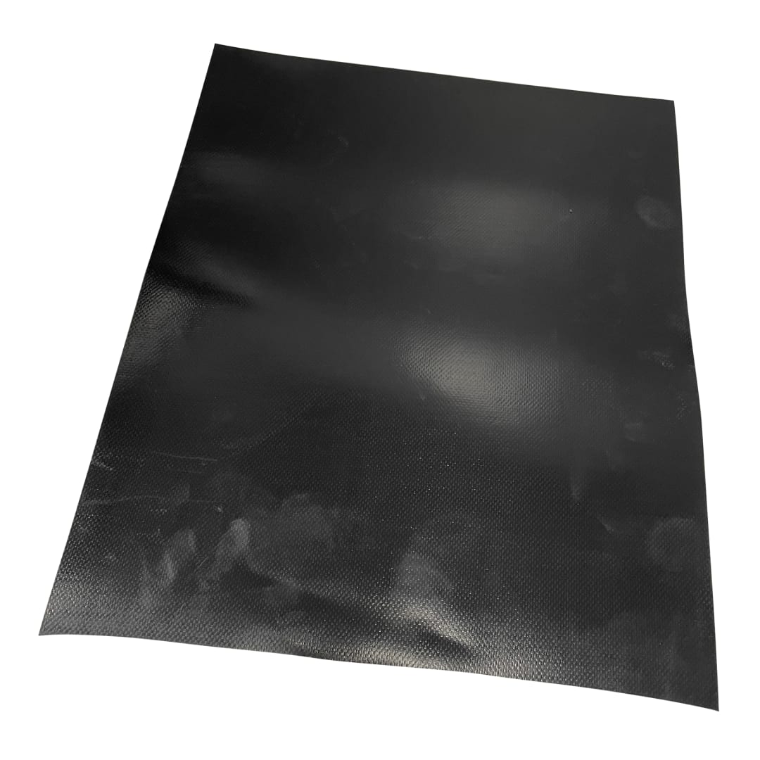 18 oz. Black Vinyl Square Foot