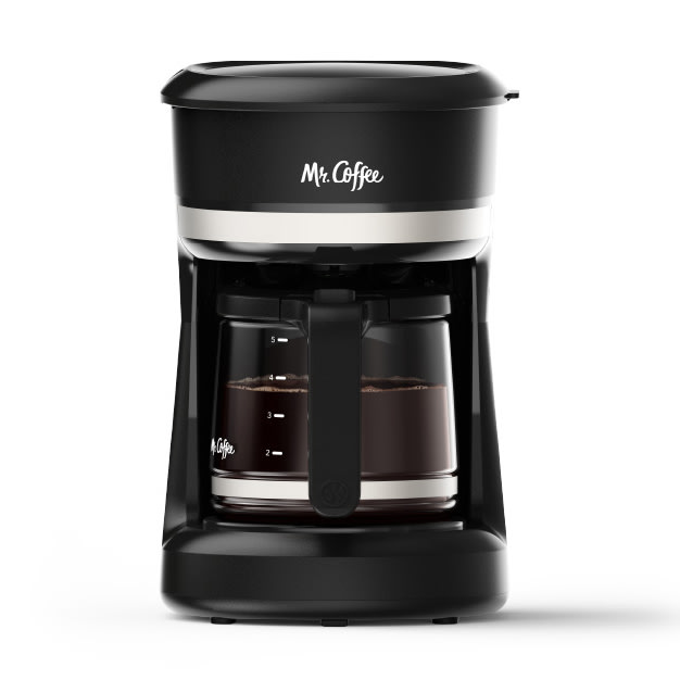 Mr. Coffee® 5 Cup Coffee Maker with One-Touch On/Off Switch, Drip Coffee Maker with Large Showerhead, Auto-Pause, Warming Plate

REVISED
Mr. Coffee® 5 Cup Switch Coffee Maker with One-Touch On/Off Switch, Drip Coffee Maker, Auto-Pause, Warming Plate, Black