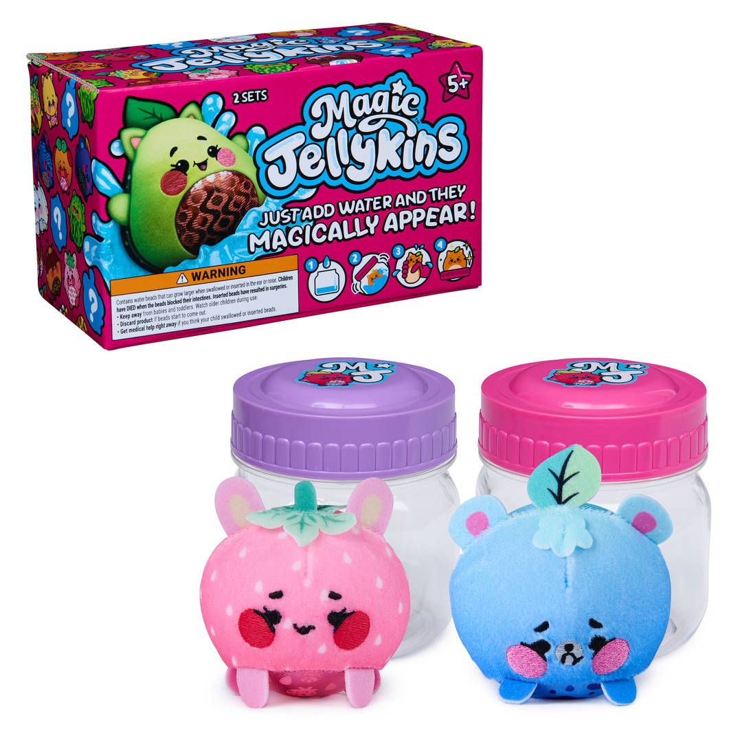 Magic Jellykins 3-Inch Water-Activated Surprise Toys 2-Pack