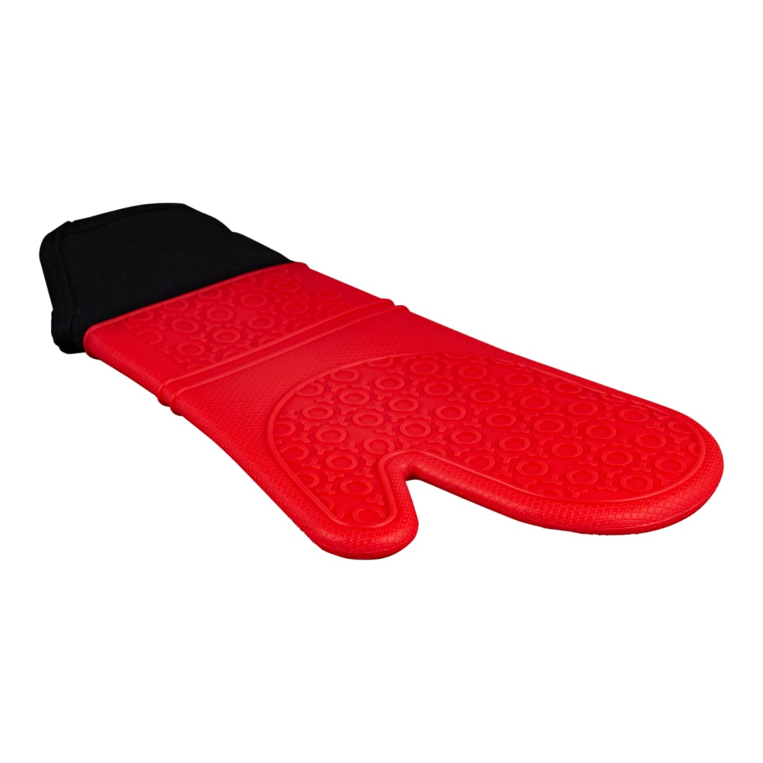OMS-14/RD - OVEN MITT SILICONE 14" RED
