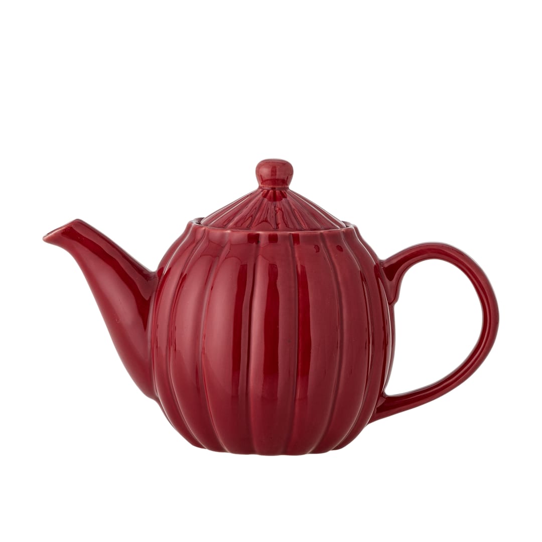 82061902 - Latina Teapot, Red, Stoneware STOCK: 300