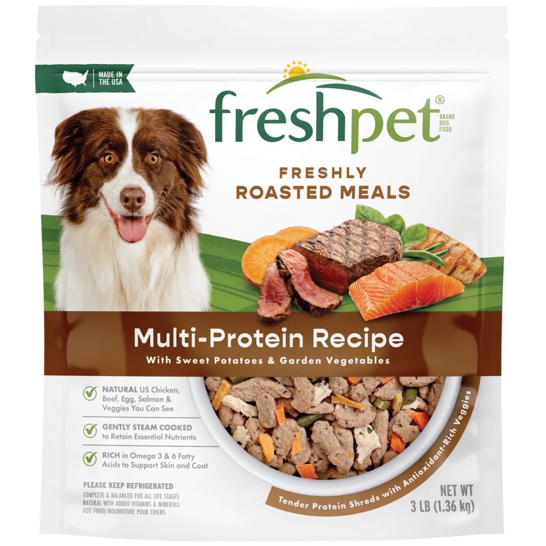 Freshpet Healthy & Natural Dog Food, Fresh Multi Protein Recipe, 3lb