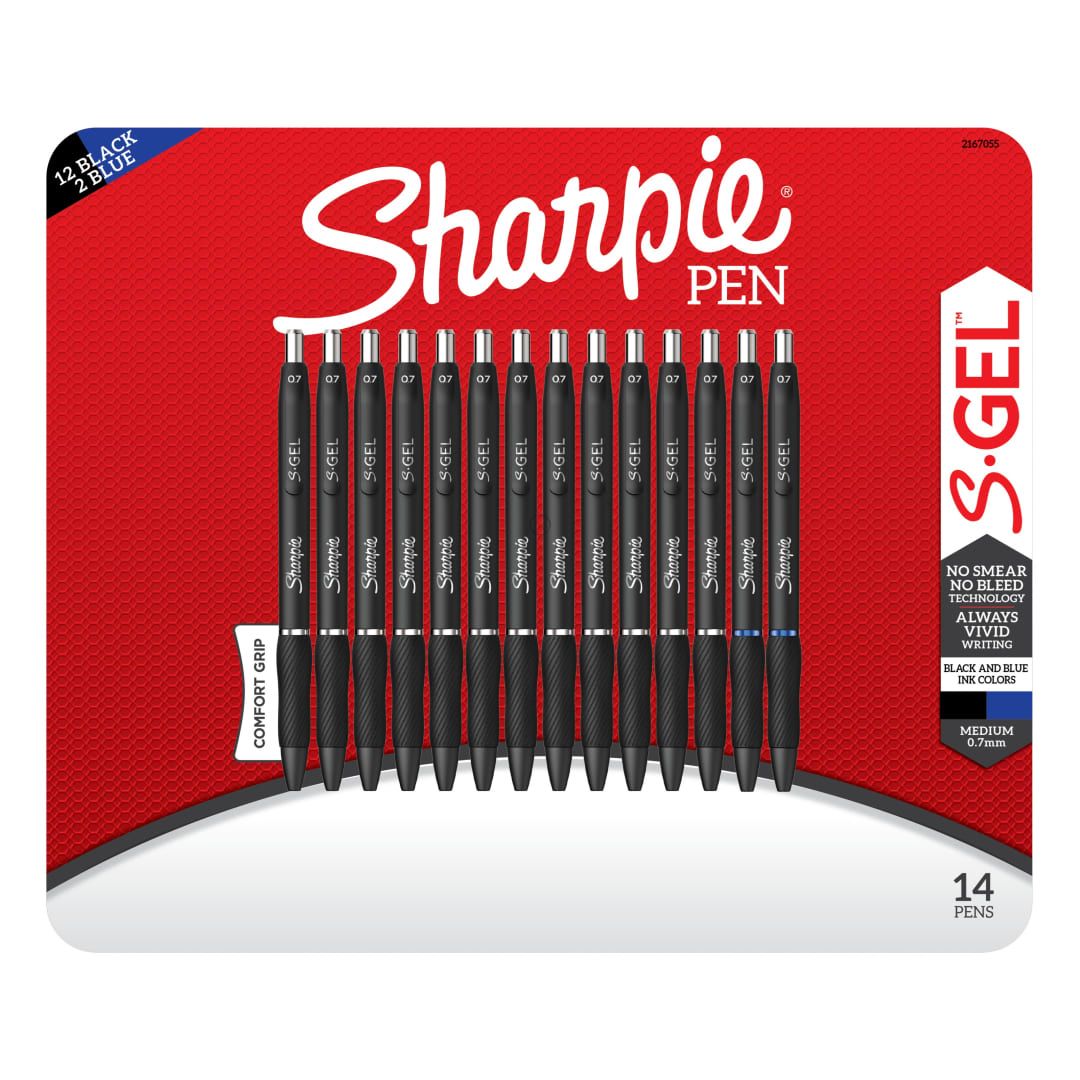 SHARPIE 14CT SGEL BLISTER