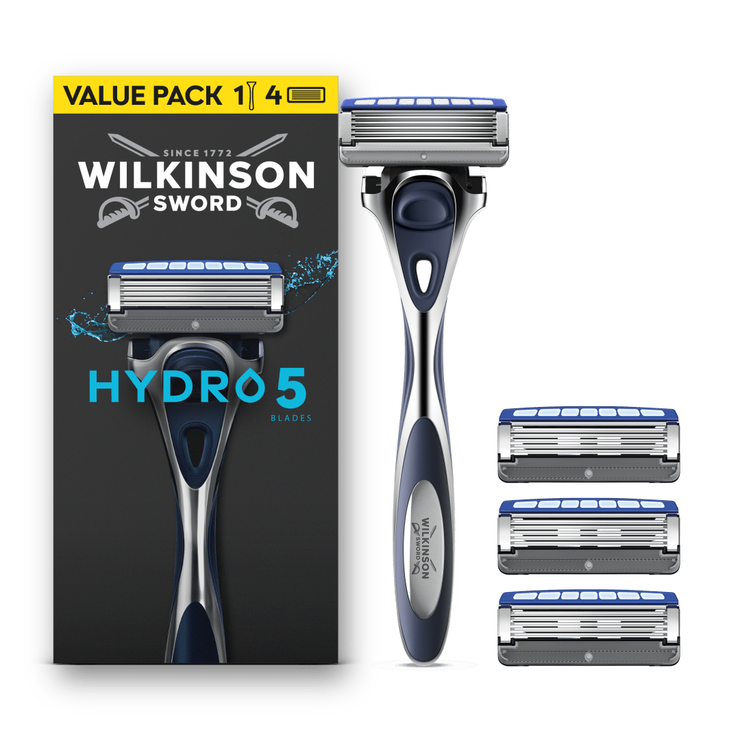 Wilkinson Sword Hydro 5 Men’s 1 Razor + 4 Blade Refills pack