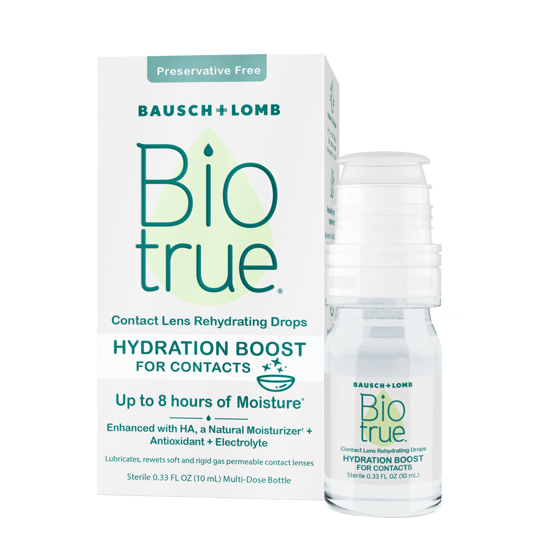 Biotrue Hydration Boost Contact Lens Rehydrating Eye Drops 0.33 fl oz (10 mL)