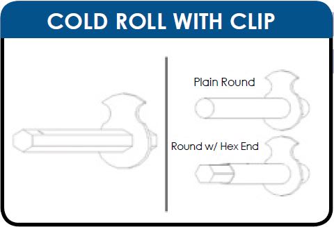 31" Cold Roll with Clip