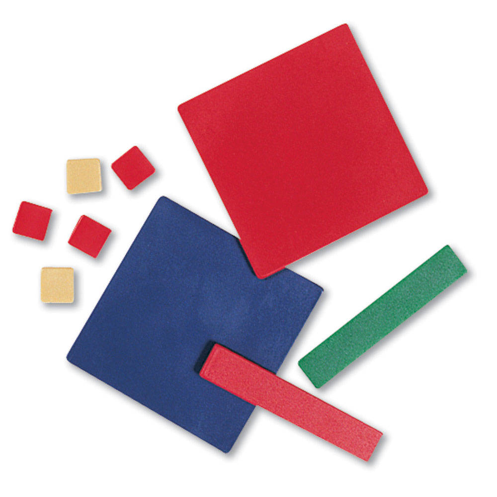ALGEBRA TILES, PLASTIC SET/32