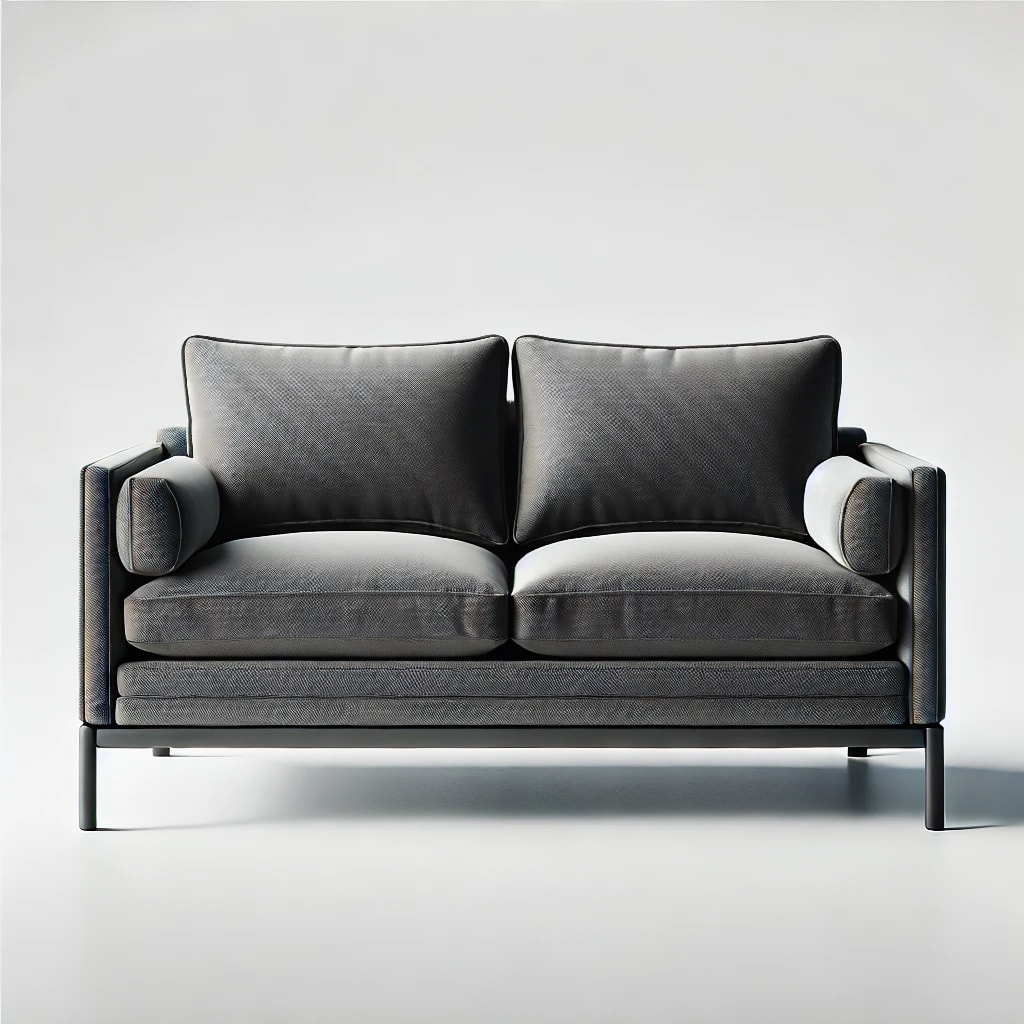 Urban Loveseat in Charcoal