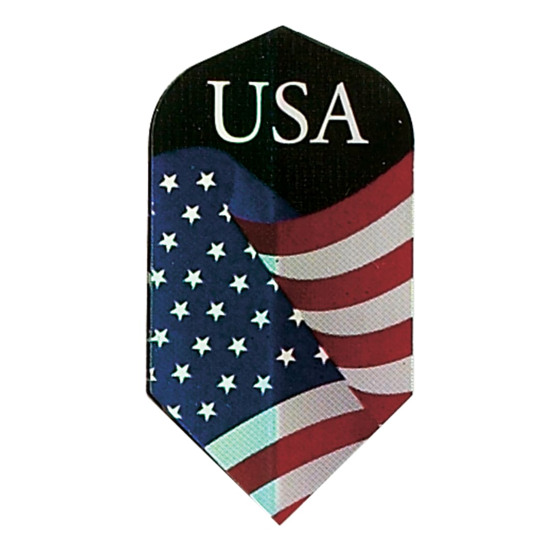 V-75 Poly Royal Hard Flights Slim American Flag