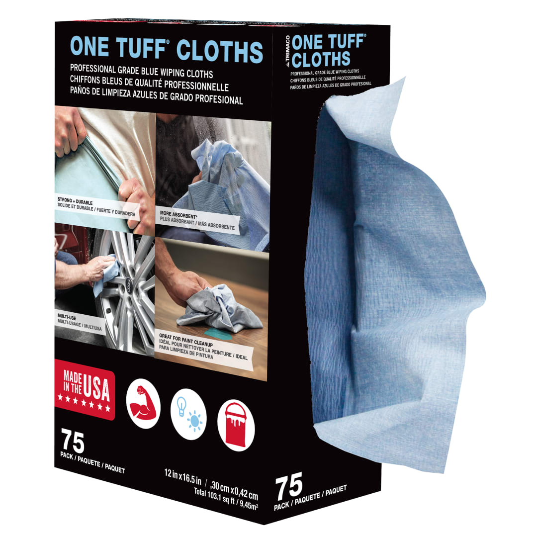 One Tuff® Wiping Cloth, 75/bx