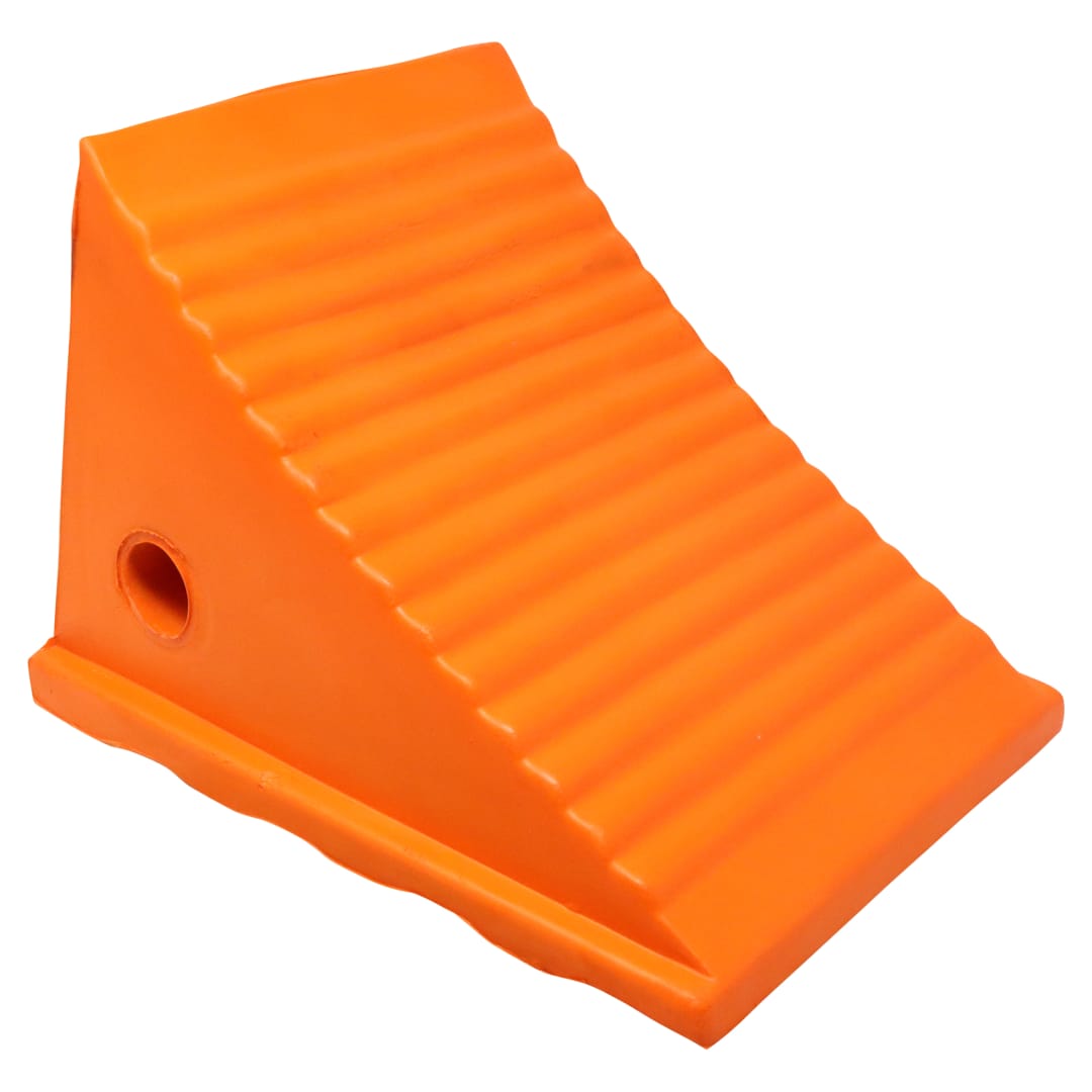 Orange Polyurethane Wheel Chock