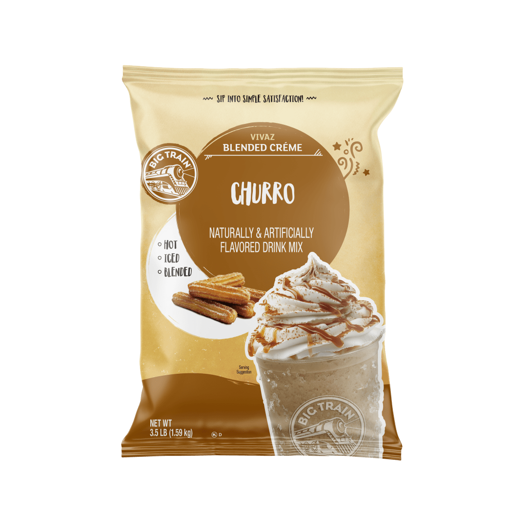 Big Train Vivaz Churro Blended Crème Drink Mix, 5 x 3.5 lb