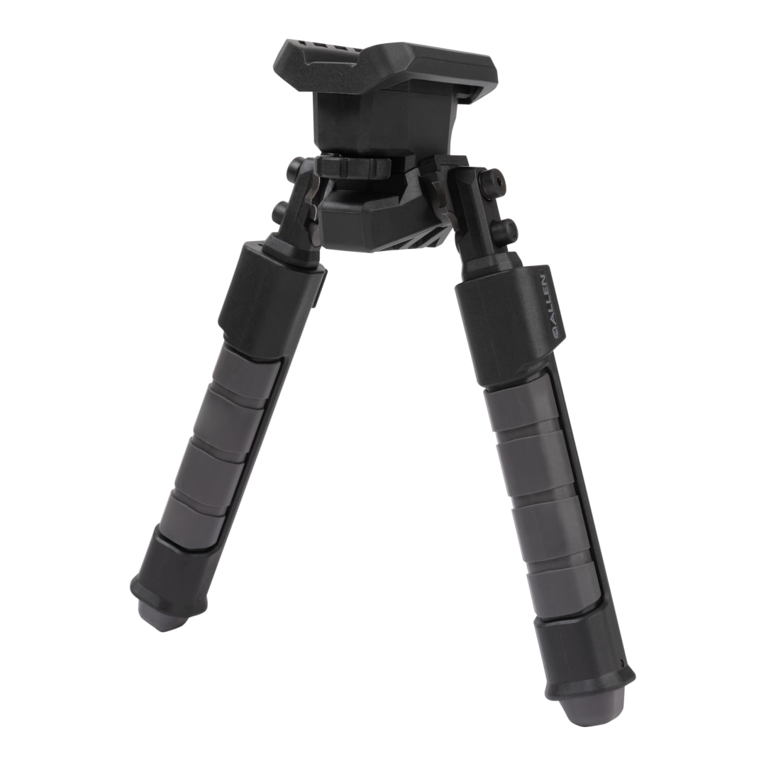 Allen Company Helix Rifle Bipod Swivel Stud Mount - Rapid-Snap Legs - Black