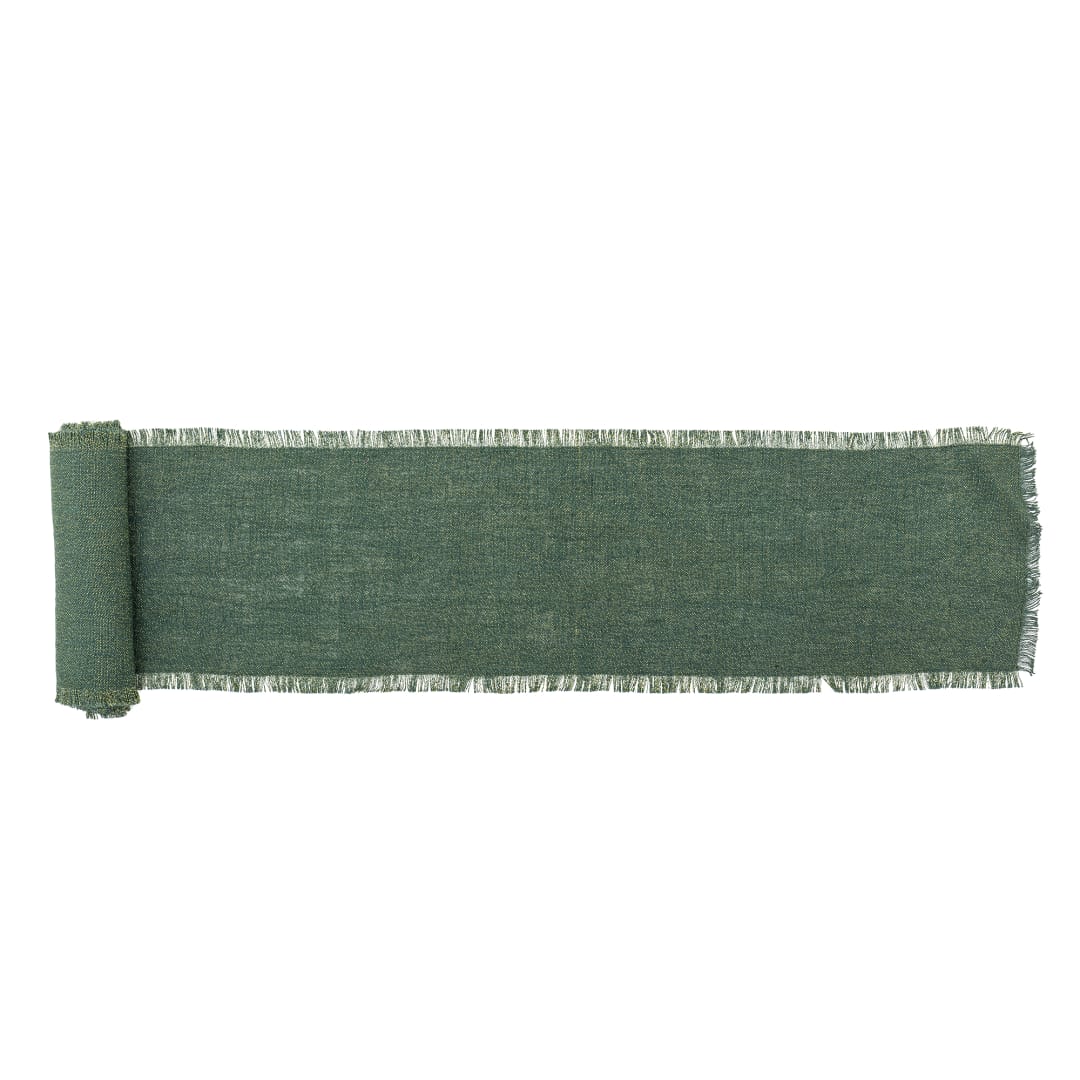82073030 - Janavi Table Runner, Green, Jute STOCK: 180