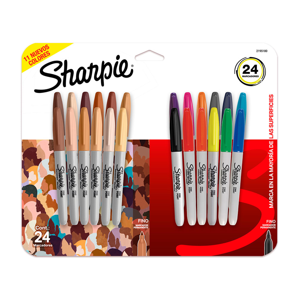 SHARPIE PORTRAITS/CORE 24CT FINE ASST