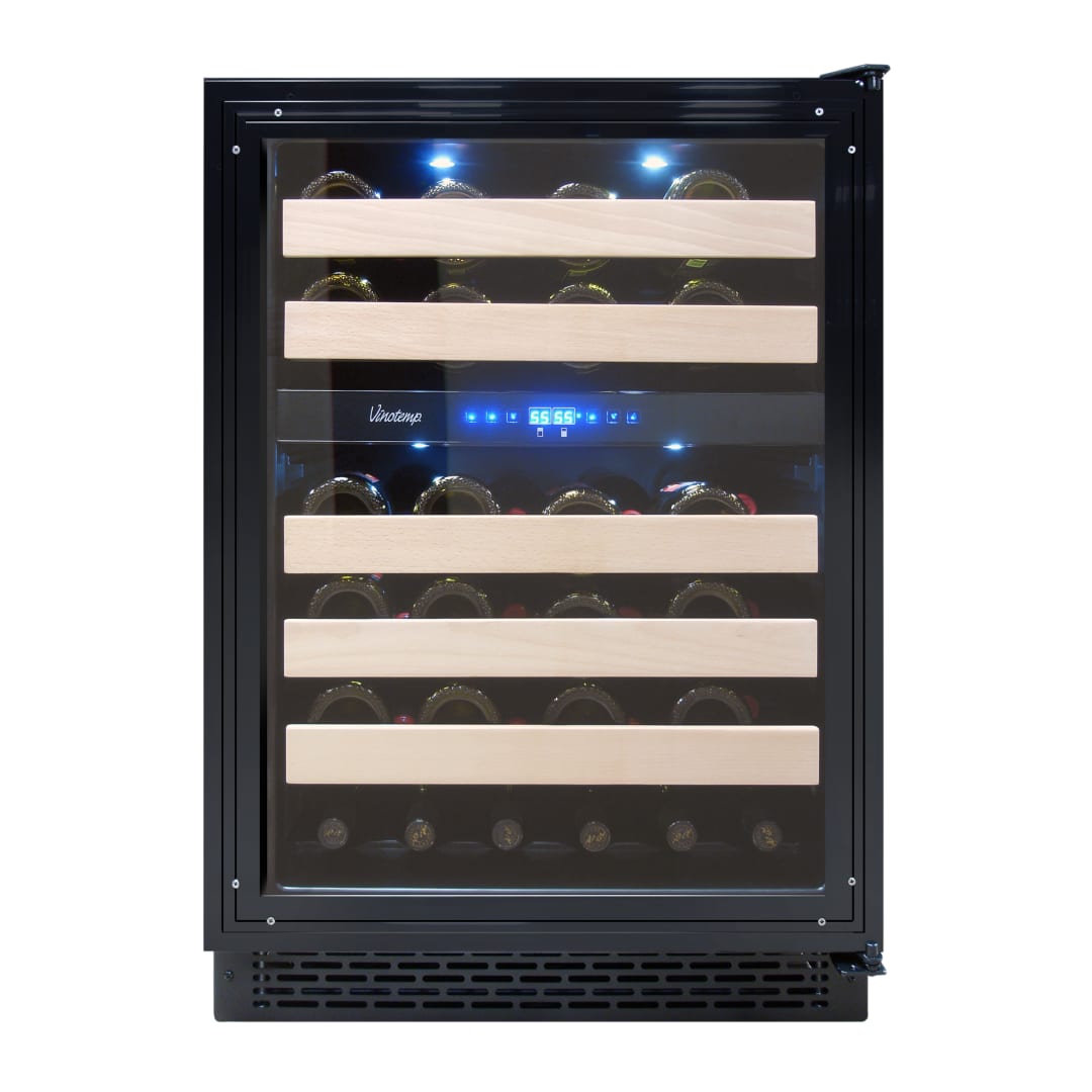 VT-24PR46 - 24 Bottle Wine Cooler Glass Door Commercial Grade
