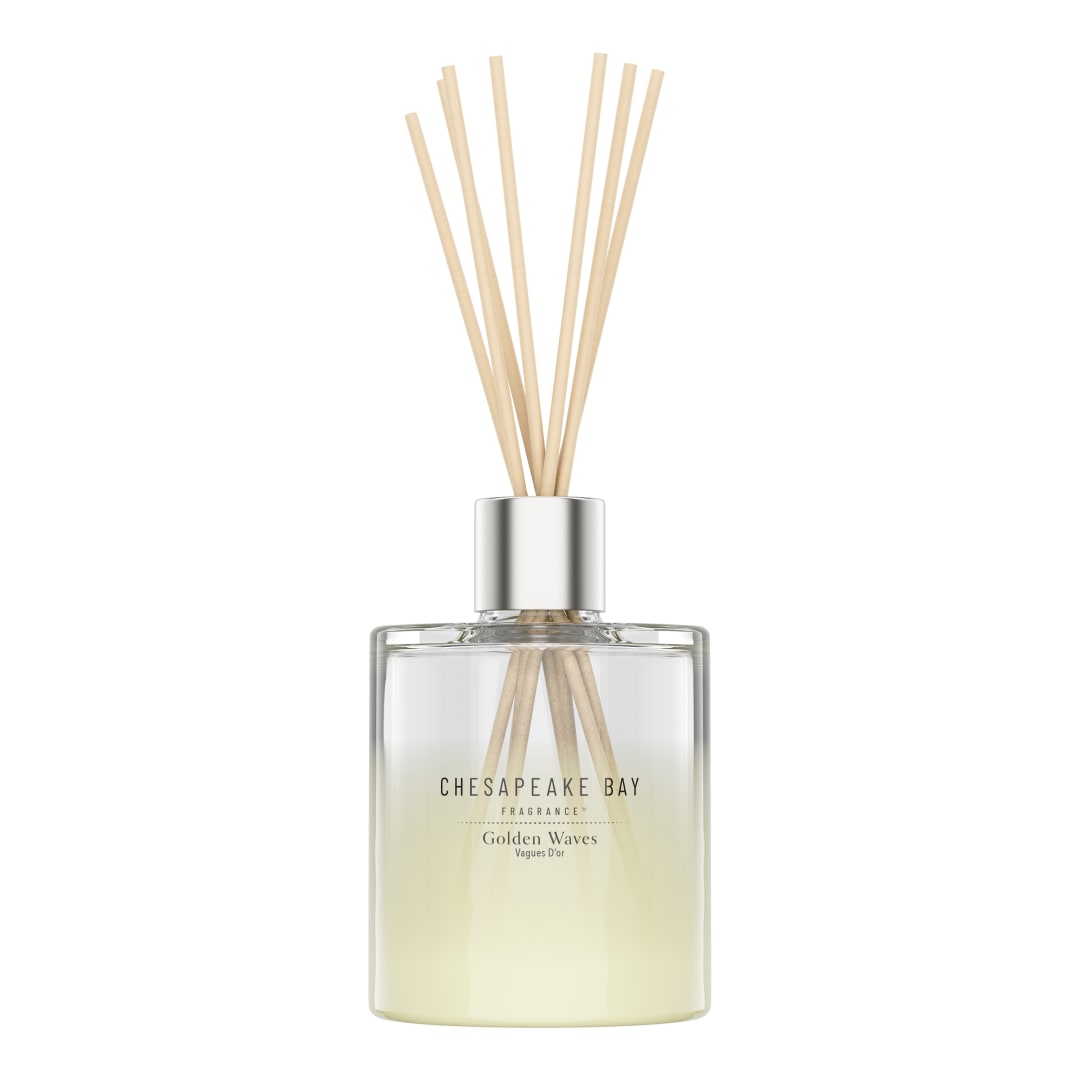 Chesapeake Bay | Difusor de cañas | Olas doradas | Gran regalo para mujeres