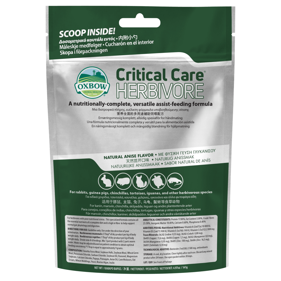 Critical Care Herbivore INTL Anise (141g)