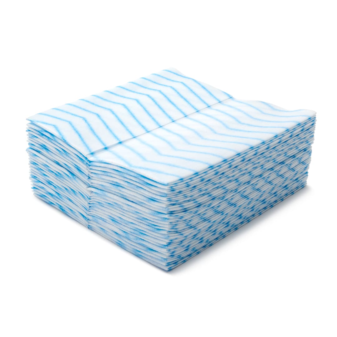 HYGEN LT 12X12 DISP MF CLOTH 480 CT BLUE