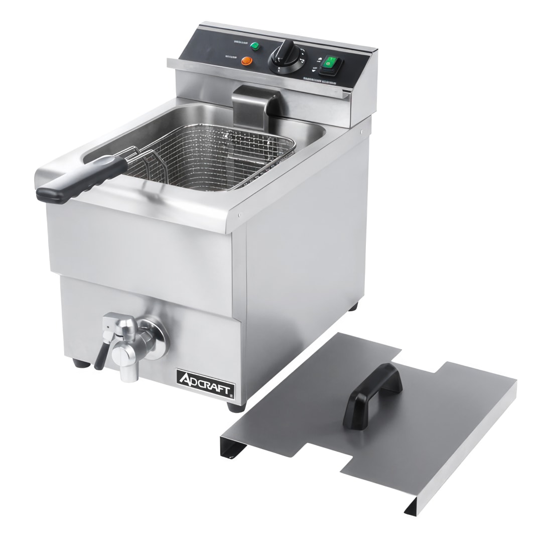 DF-12L - DEEP FRYER SINGLE 6L W/FAUCET