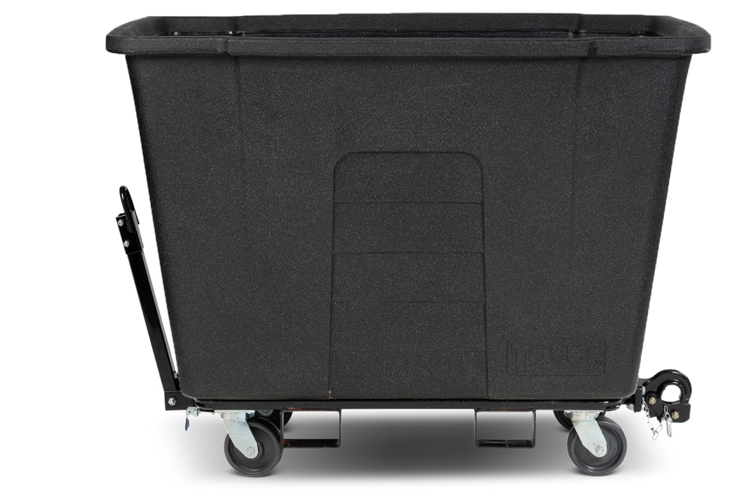 1 Cubic Yard 1,000 lbs. Capacity Towable Mobile Truck - Blackstone