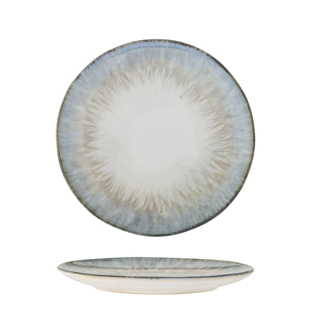 82061278 - Calen Plate, Blue, Stoneware STOCK: 300