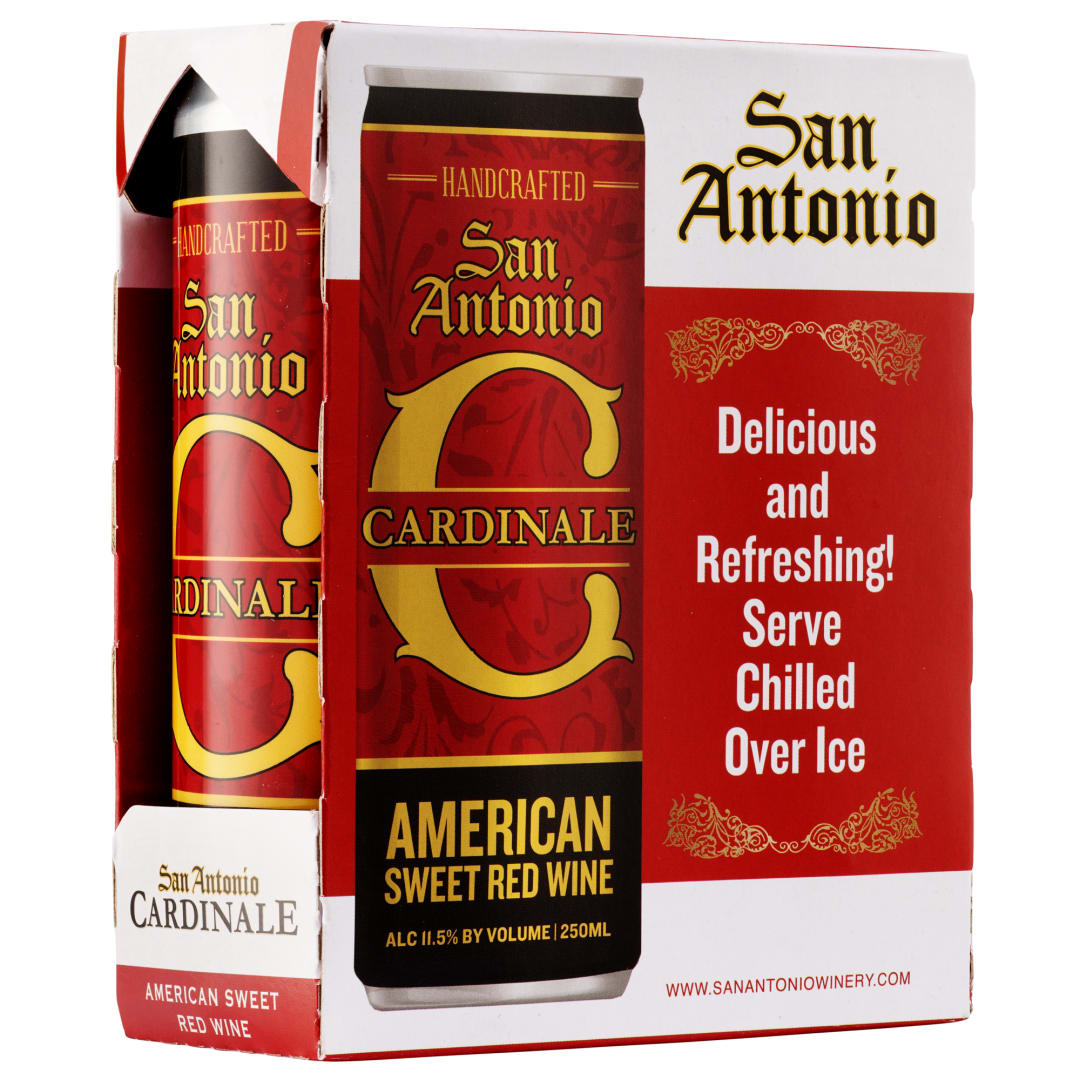 San Antonio Specialty Cardinale (2 Pack) 250 ml Can Red Wine